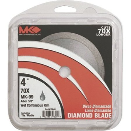 MK DIAMOND PRODUCTS 4" Cont Rim Blade 167027